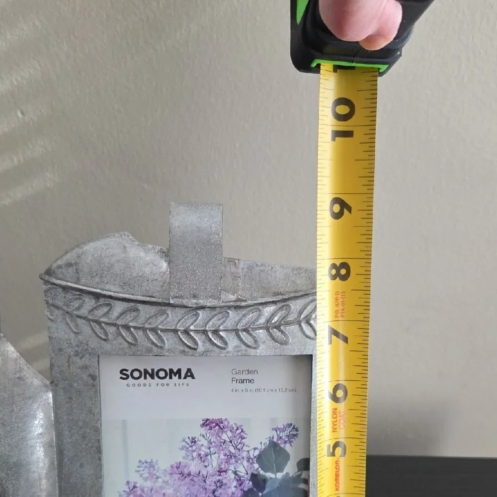 Sonoma Silver Watering Can Picture Frame